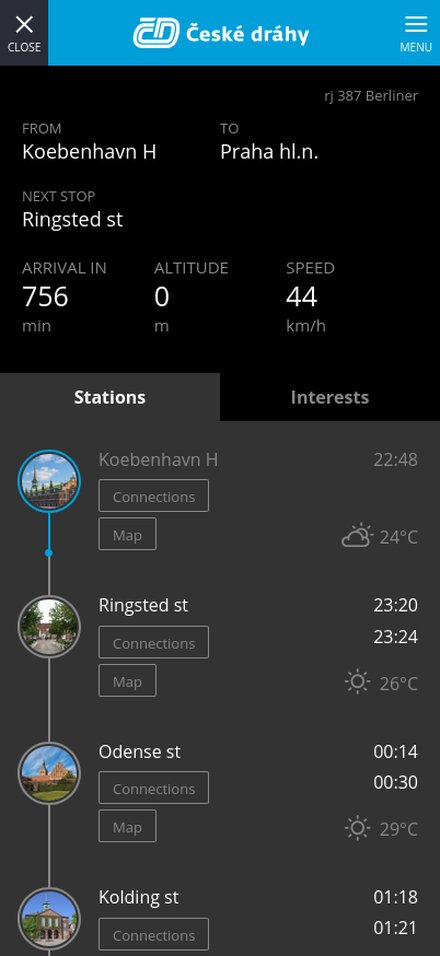 On Board Portal - live travel info, stations and times