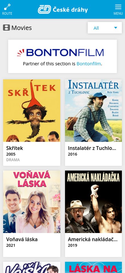 On Board Portal - on-demand movies