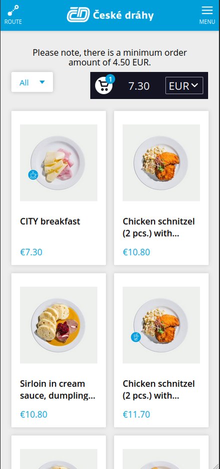 On Board Portal - onboard ordering and e-commerce